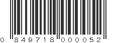 UPC 849718000052