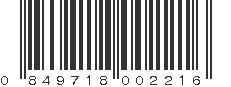 UPC 849718002216