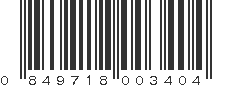 UPC 849718003404