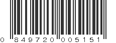 UPC 849720005151