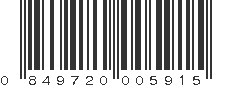 UPC 849720005915