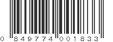 UPC 849774001833