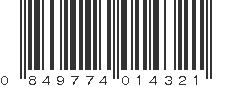 UPC 849774014321