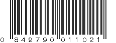 UPC 849790011021