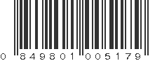 UPC 849801005179