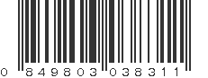 UPC 849803038311