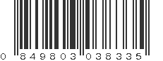 UPC 849803038335