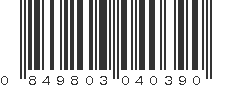 UPC 849803040390