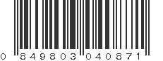 UPC 849803040871