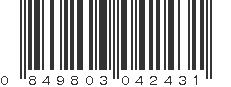 UPC 849803042431