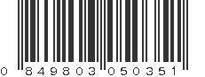 UPC 849803050351