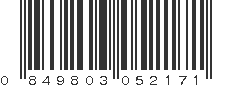 UPC 849803052171