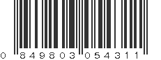 UPC 849803054311