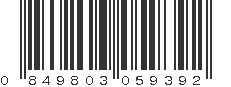 UPC 849803059392