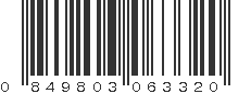 UPC 849803063320