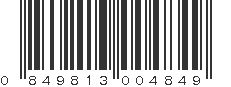 UPC 849813004849