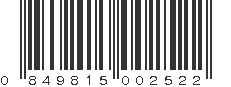 UPC 849815002522