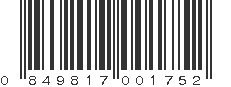 UPC 849817001752