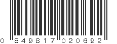 UPC 849817020692