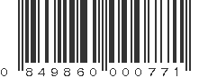 UPC 849860000771