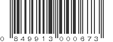 UPC 849913000673