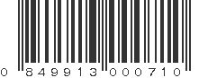 UPC 849913000710