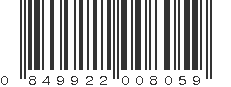 UPC 849922008059