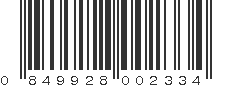 UPC 849928002334