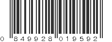 UPC 849928019592