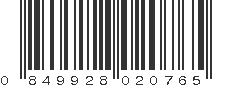 UPC 849928020765