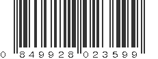 UPC 849928023599