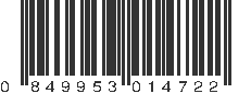 UPC 849953014722