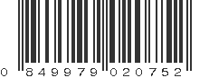 UPC 849979020752