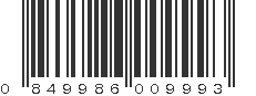 UPC 849986009993