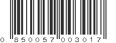 UPC 850057003017