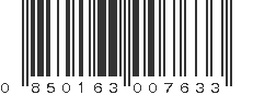 UPC 850163007633