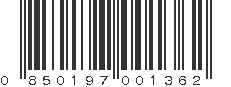 UPC 850197001362