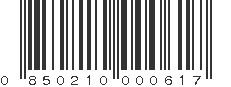 UPC 850210000617