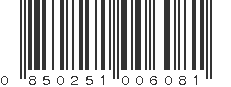 UPC 850251006081