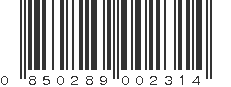 UPC 850289002314