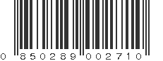 UPC 850289002710