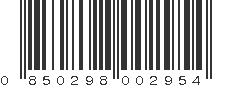 UPC 850298002954