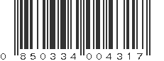 UPC 850334004317