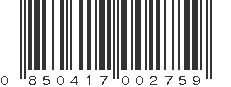 UPC 850417002759