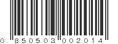 UPC 850503002014