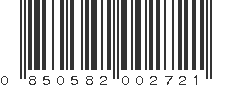 UPC 850582002721