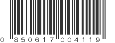 UPC 850617004119