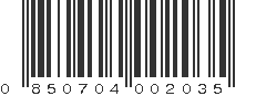 UPC 850704002035