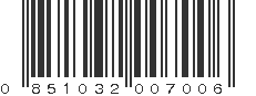 UPC 851032007006