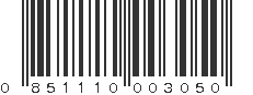 UPC 851110003050